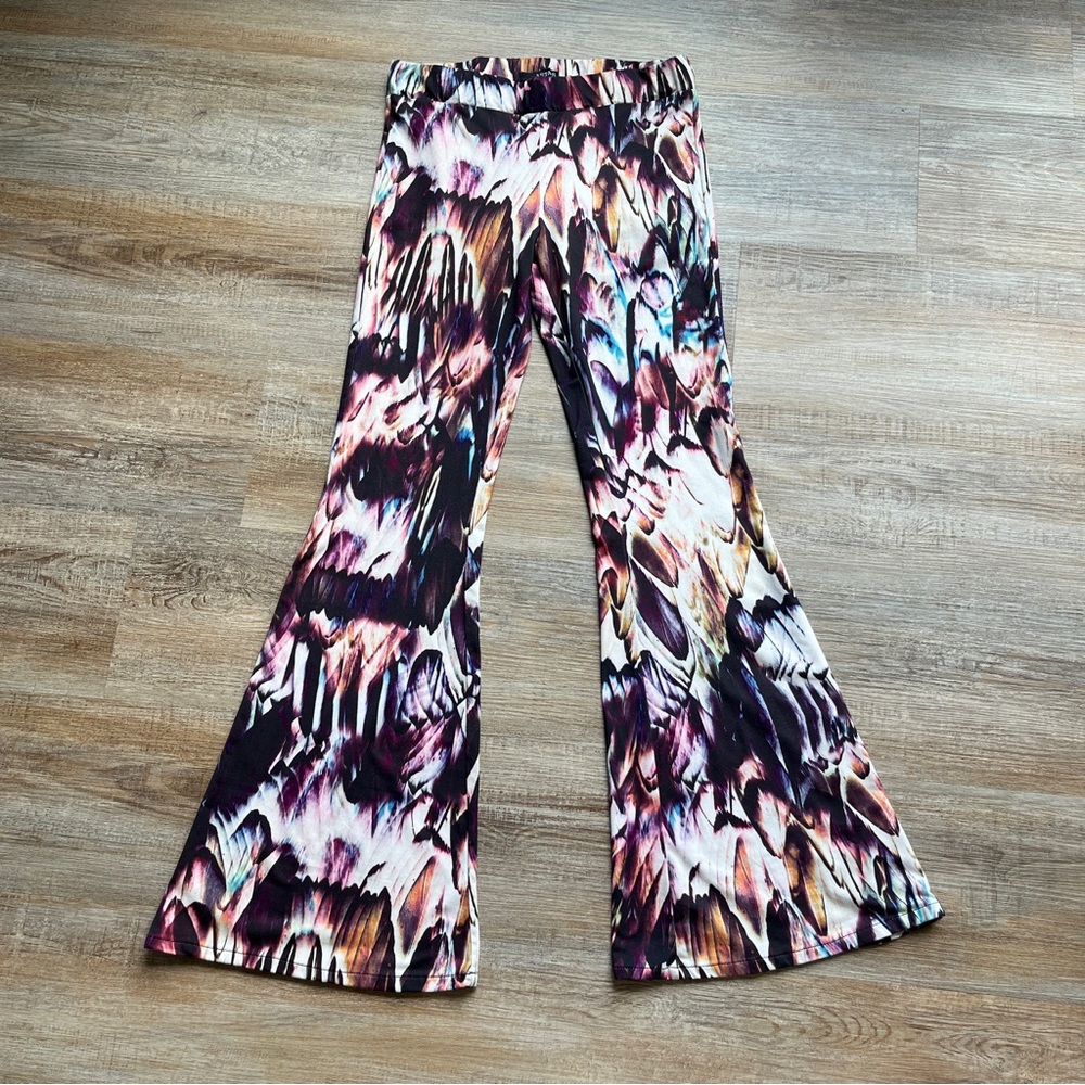 Astars Bell Bottom Flare Pants XS EUC Boho Chic Earthy - Picture 4 of 12